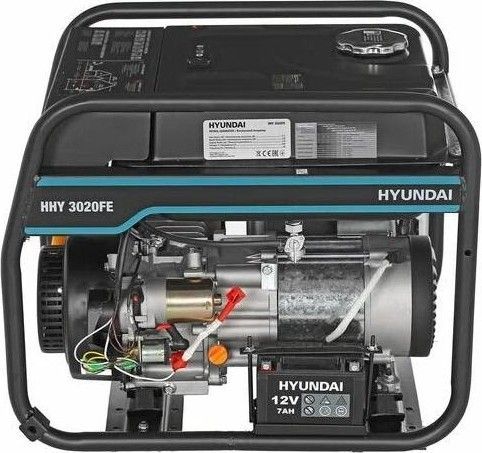 Бензиновый генератор Hyundai HHY 3020FE 4-х тактный фото