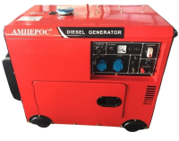 Дизельный генератор Амперос LDG8500CLE стартер в кожухе с АВР  армейский фото