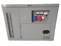 Дизельный генератор Амперос LDG12000E-3 стартер в кожухе с АВР  армейский фото