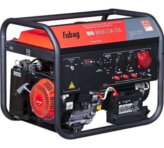 Бензиновый генератор Fubag BS 9000 DA ES синхронный фото
