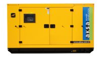 Дизельный генератор Aksa APD250A в кожухе  фото
