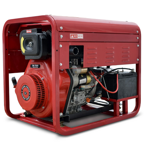 Дизельный генератор REDVOLT EPD7500EA EPD7500EA на колесах фото
