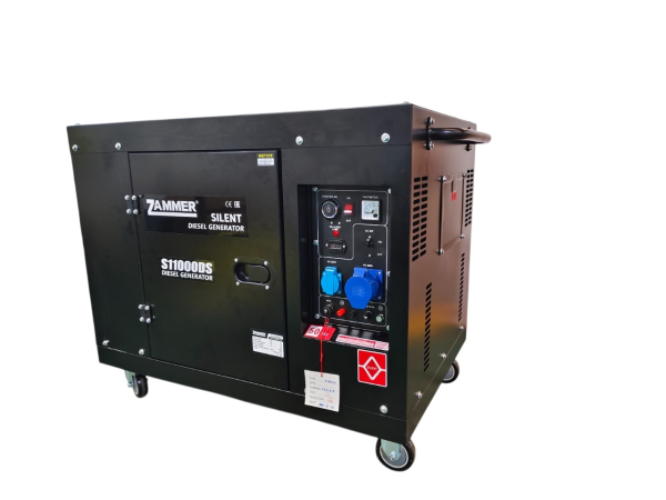 Дизельный генератор Zammer S11000DS- 7,5кВт кожух S11000DS передвижной Дизельный генератор Zammer S11000DS- 7,5кВт кожух S11000DS передвижной фото