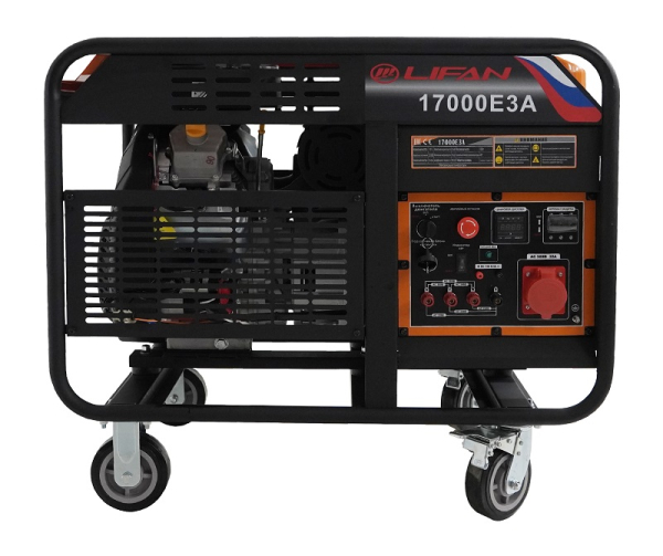 Бензиновый генератор Lifan 17000E3A для дома фото