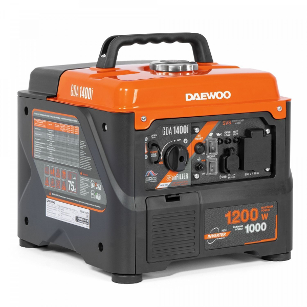 Бензиновый инверторный генератор DAEWOO GDA 1400i портативный Бензиновый инверторный генератор DAEWOO GDA 1400i портативный фото