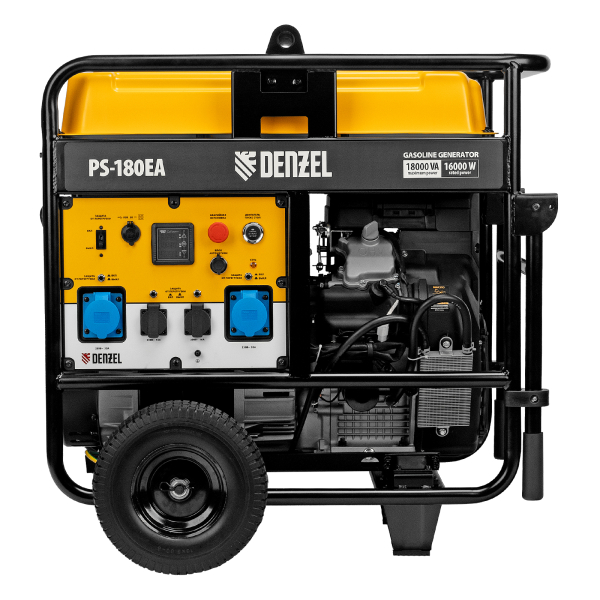 Бензиновый генератор DENZEL PS-180EA промышленный фото