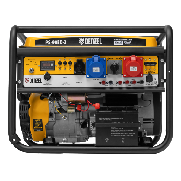 Бензиновый генератор DENZEL PS 90 ED-3 4-х тактный фото