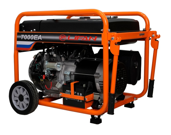 Бензиновый генератор Lifan 6 GF-5A (7000EA) 4-х тактный фото