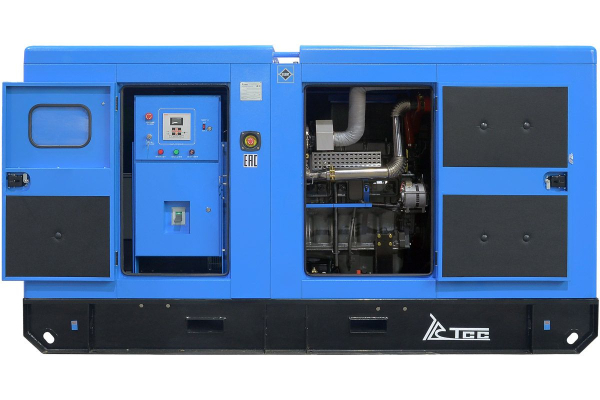 Дизельный генератор ТСС ЭД-150-Т400 в шумозащитном кожухе на прицепе 025139 бесшумный фото