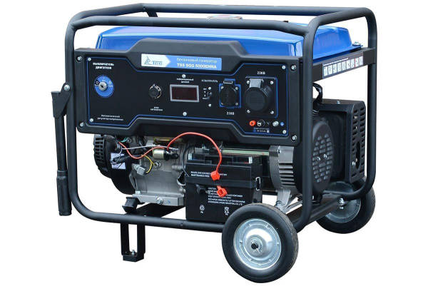 Бензиновый генератор ТСС SGG 5000EHNA в кожухе МК-1.1 для дома фото