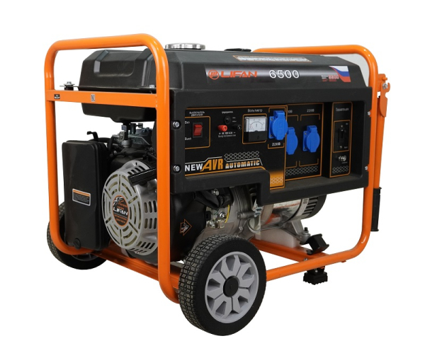 Бензиновый генератор Lifan 5 GF-3 (LF6500) для дома фото