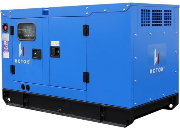 Дизельный генератор Исток АД16С-Т400-РПМ15 в кожухе с АВР  промышленный фото