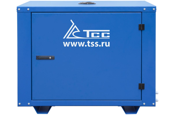 Бензиновый генератор ТСС SGG 5000EHNA в кожухе 1200 уличный фото