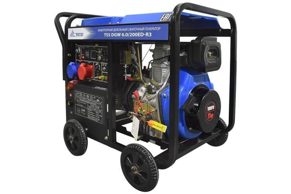 Дизельный сварочный генератор ТСС DGW 6.0/200ED-R3 026496 синхронный фото