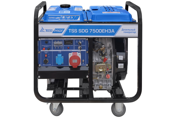 Дизельный генератор ТСС SDG 7500EH3A 100027 стационарный фото
