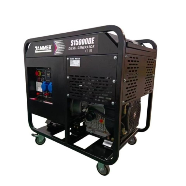 Дизельный генератор Zammer S15000DE S15000DE для гаража фото