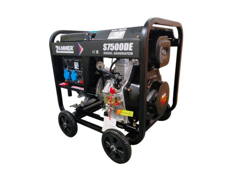 Дизельный генератор Zammer S7500DE - 5кВт Дизельный генератор Zammer S7500DE - 5кВт фото