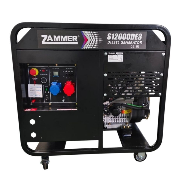 Дизельный генератор Zammer S12000DE3 S12000DE3 для гаража фото