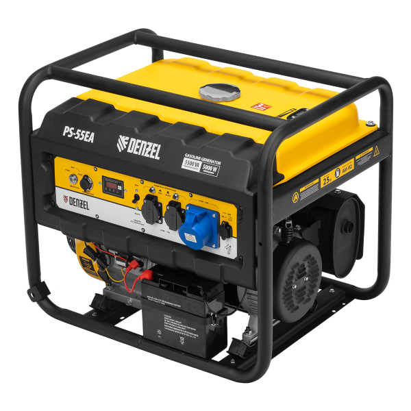 Бензиновый генератор DENZEL PS 55 EA для газового котла фото