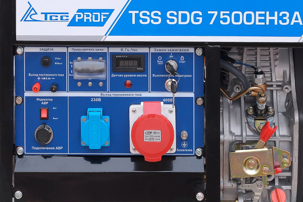 Дизельный генератор ТСС SDG 7500EH3A 100027 стационарный фото