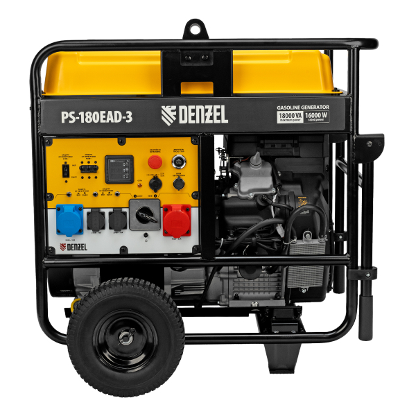 Бензиновый генератор DENZEL PS-180EAD-3 фото