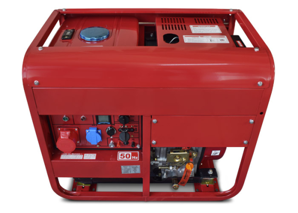 Дизельный генератор REDVOLT EPD7500EA3 EPD7500EA3 на колесах фото
