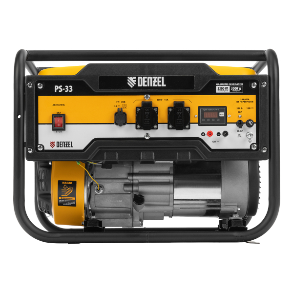 Бензиновый генератор DENZEL PS 33 для дачи фото