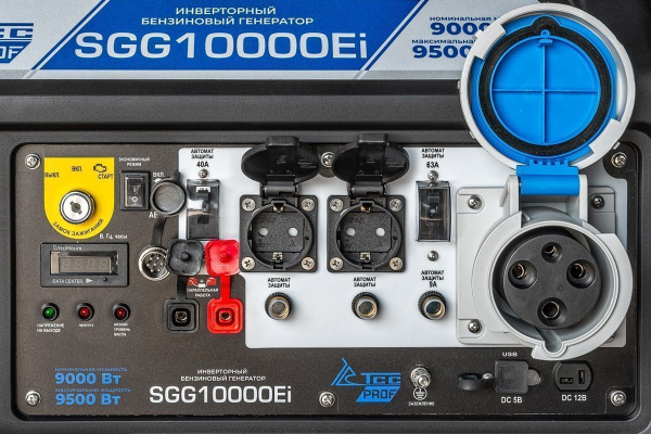 Бензиновый инверторный генератор ТСС SGG 10000Ei 2-х тактный фото