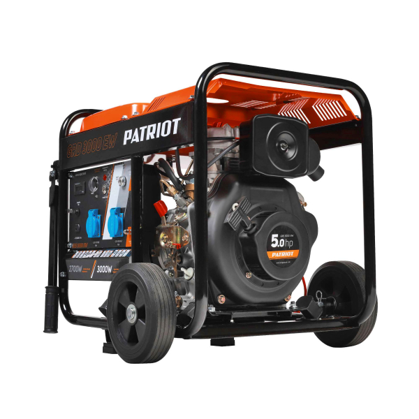 Дизельный генератор PATRIOT GRD 3000 EW 472702235 на колесах фото