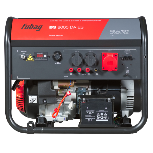 Бензиновый генератор Fubag BS 8000 DA ES + Комплект колес и ручек FUBAG + 4Т Extra в ПОДАРОК для дома фото