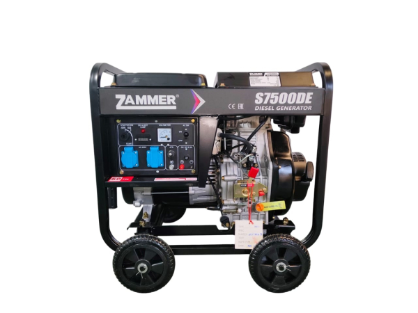 Дизельный генератор Zammer S7500DE - 5кВт S7500DE передвижной Дизельный генератор Zammer S7500DE - 5кВт S7500DE передвижной фото