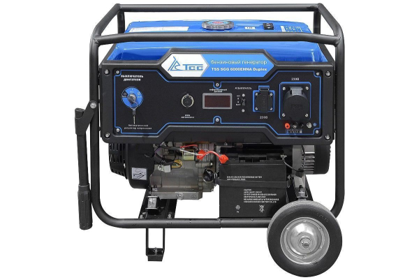 Бензиновый генератор ТСС SGG 6000EHNA Duplex портативный фото