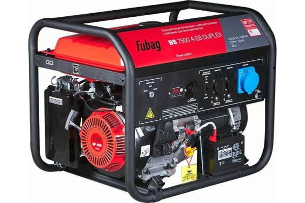 Бензиновый генератор Fubag BS 7500 A ES Duplex синхронный фото