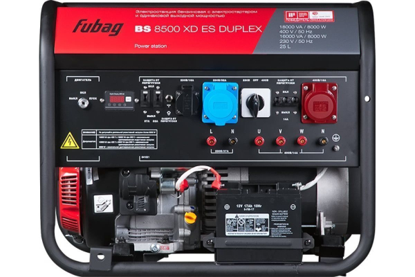 Бензиновый генератор Fubag BS 8500 XD ES DUPLEX портативный Бензиновый генератор Fubag BS 8500 XD ES DUPLEX портативный фото