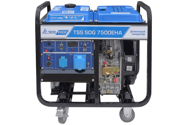 Дизельный генератор ТСС SDG 7500EHA 100026 стационарный фото