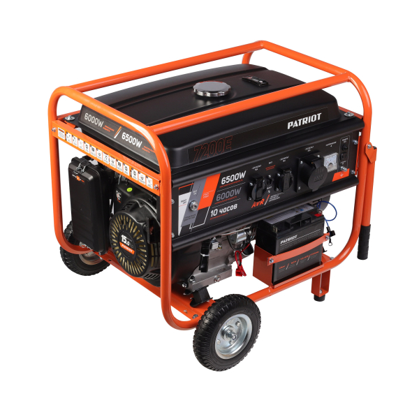 Бензиновый генератор PATRIOT SRGE 7200 E фото