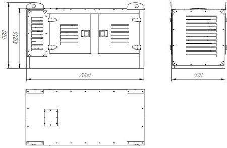 Дизельный генератор ТСС АД-7С-Т400-1РКМ18 фото