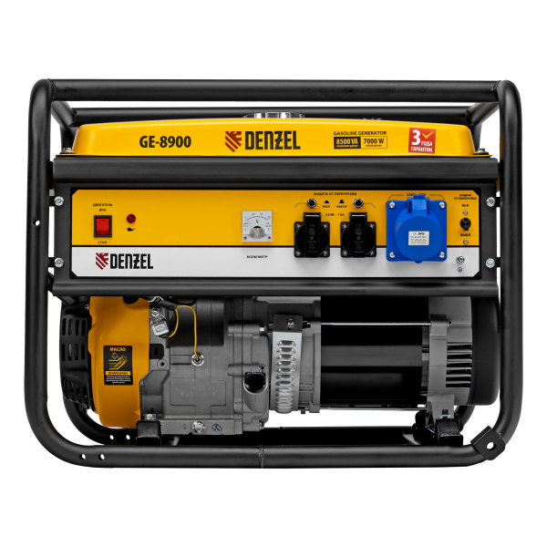Бензиновый генератор DENZEL GE 8900 4-х тактный фото
