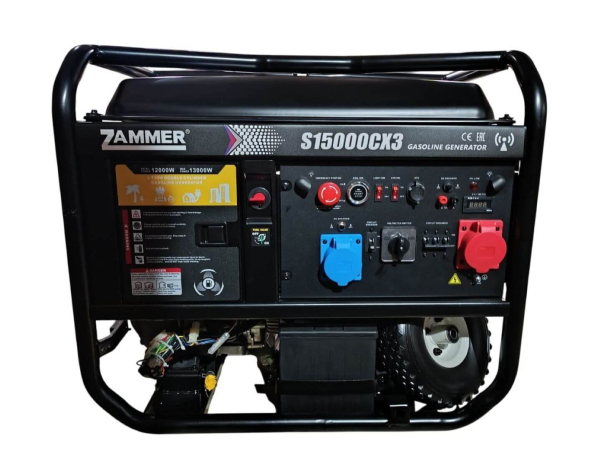 Бензиновый генератор Zammer S15000CX3 - 12кВт для дома Бензиновый генератор Zammer S15000CX3 - 12кВт для дома фото