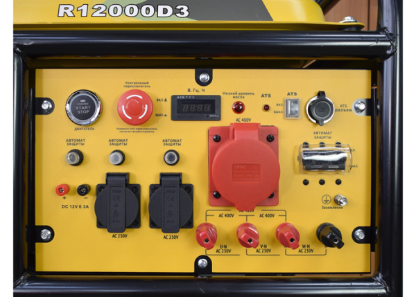Бензиновый генератор RATO R12000DA-T э/c + подготовка к автозапуску фото