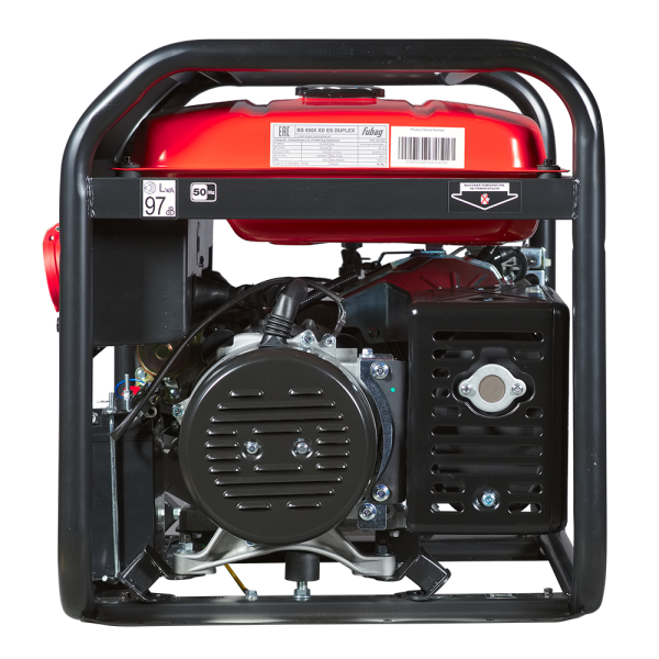 Бензиновый генератор Fubag BS 8500 XD ES DUPLEX + 4Т Extra + Комплект колес и ручек FUBAG в ПОДАРОК портативный фото