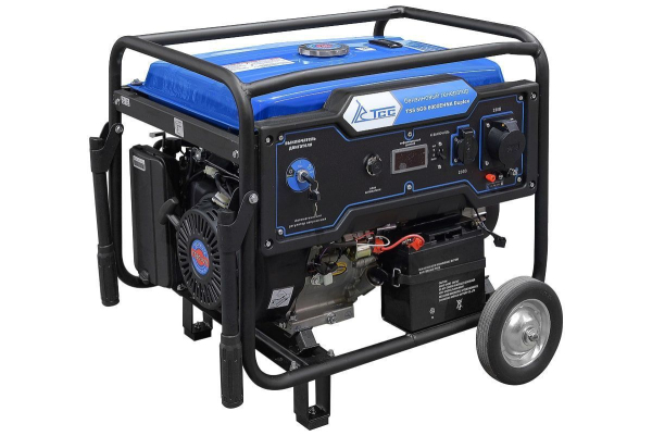 Бензиновый генератор ТСС SGG 6000EHNA Duplex для дома фото