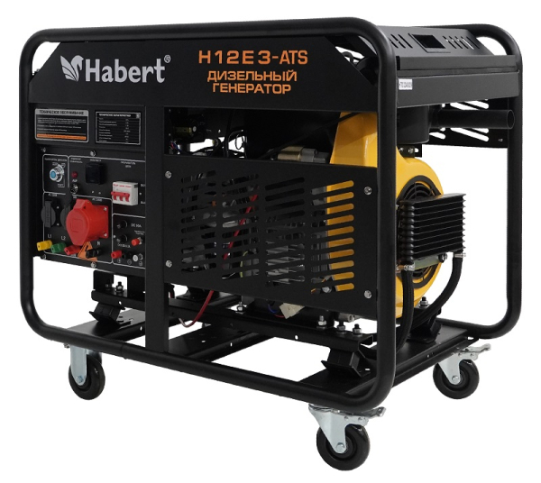 Дизельный генератор Habert H12E3-ATS 00159597 передвижной Дизельный генератор Habert H12E3-ATS 00159597 передвижной фото