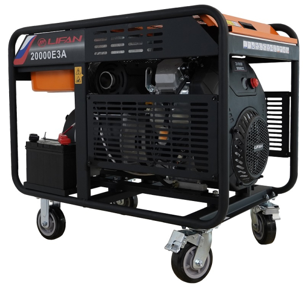Бензиновый генератор Lifan 20000E3A 4-х тактный фото