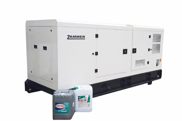 Дизельный генератор Zammer AD-600-Т400 Prof в кожухе  бесшумный фото