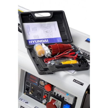 Дизельный генератор Hyundai DHY 8000SE-3 фото