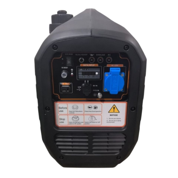 Бензиновый инверторный генератор Zammer S2300iS передвижной фото