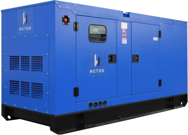 Дизельный генератор Исток АД80С-Т400-РПМ35 в кожухе  бесшумный фото