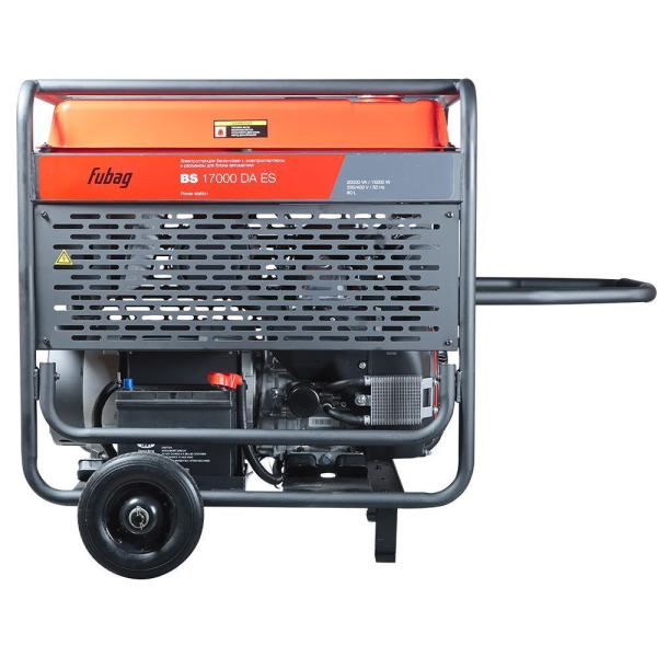 Бензиновый генератор Fubag BS 17000 DA ES синхронный фото