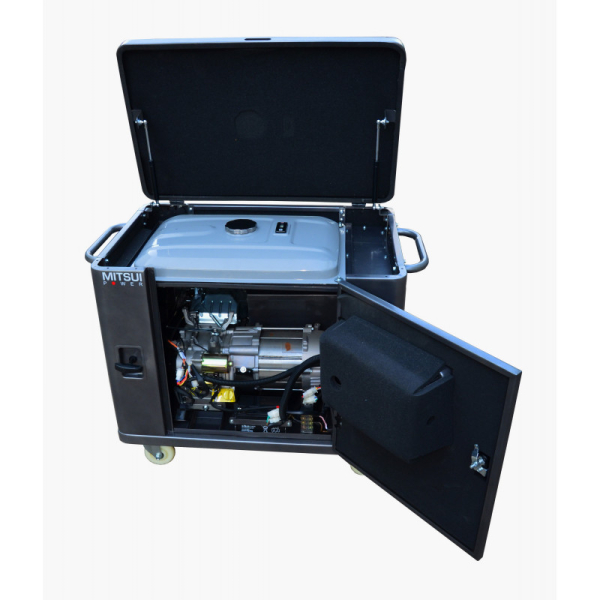 Бензиновый генератор Mitsui ZM 7000 SE для дачи фото